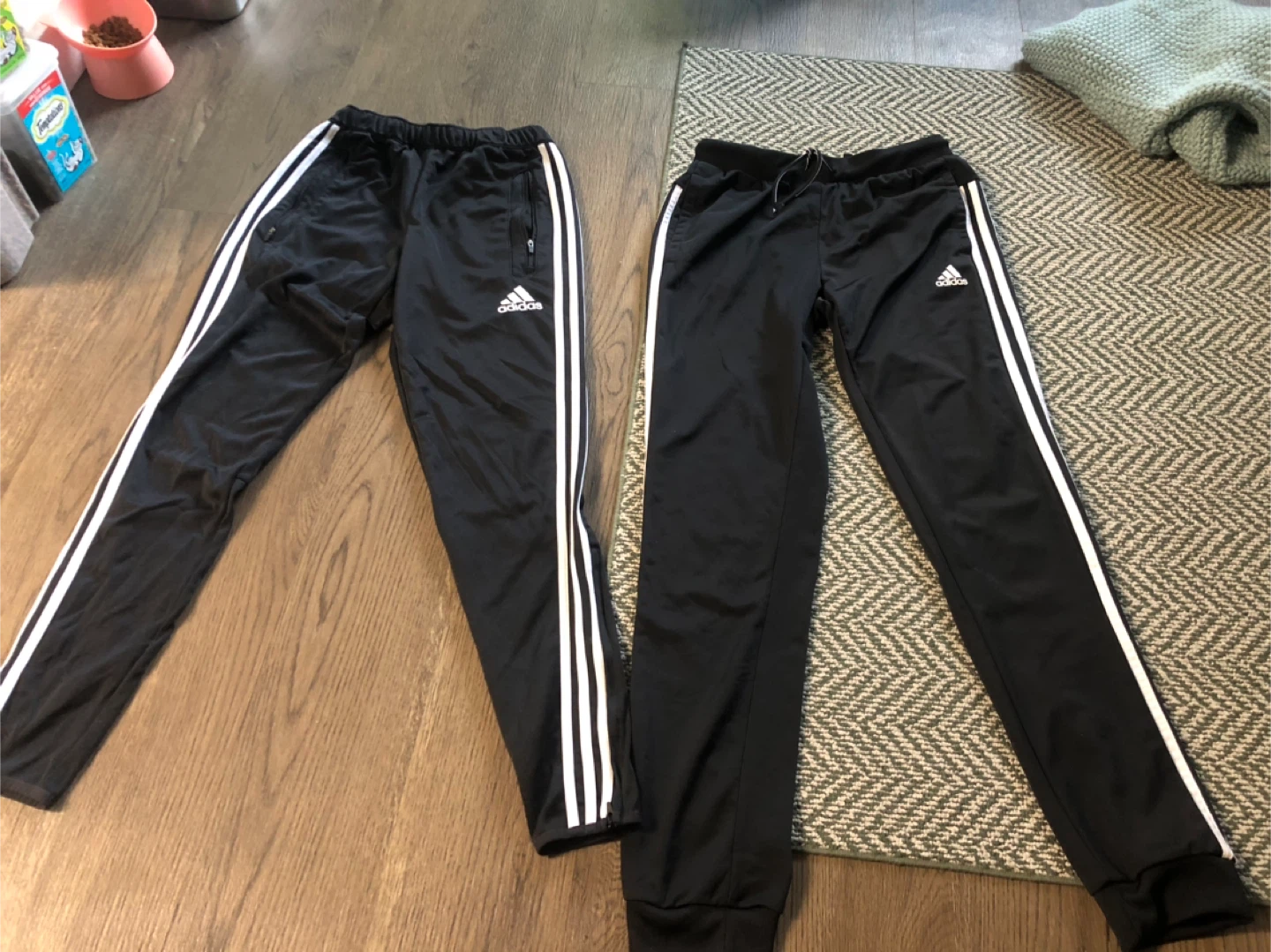Adidas Black Track Pants (2 Pairs)