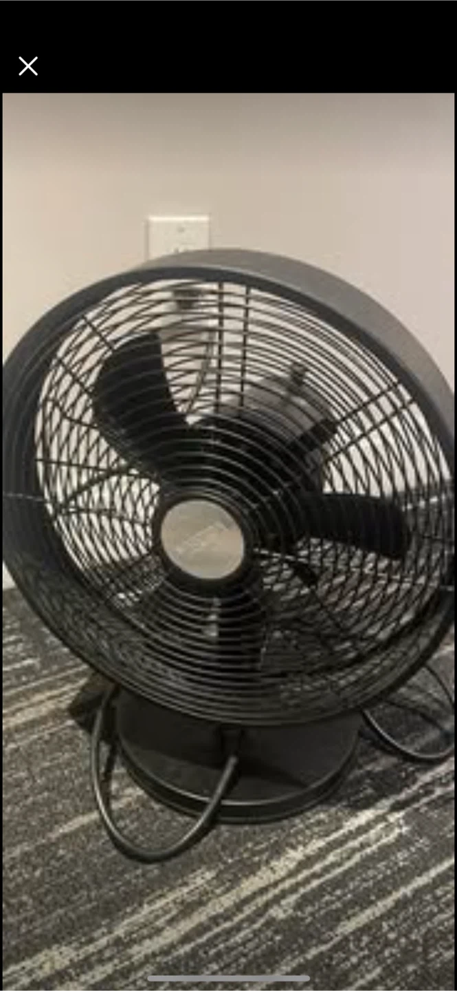 34cm Black Personal Fan - photo 2