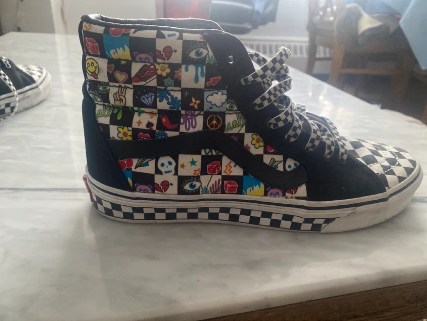 Vans Sk8-Hi High-Top Sneakers - Multi-Coloured Graphics - photo 4
