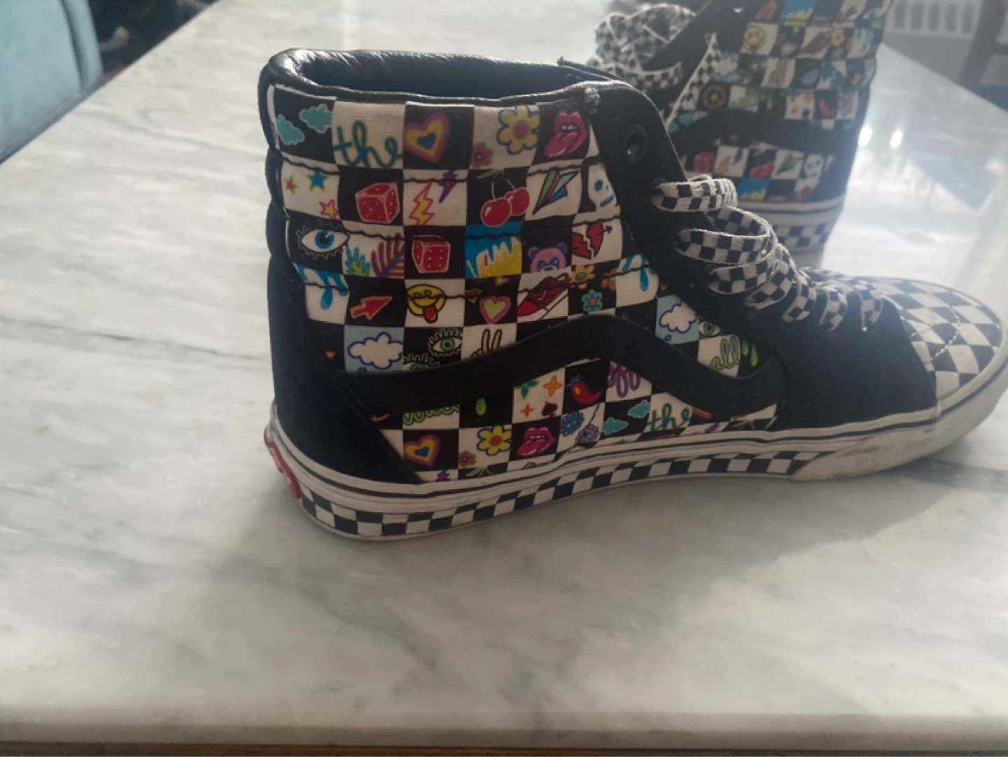 Vans Sk8-Hi High-Top Sneakers - Multi-Coloured Graphics - photo 2
