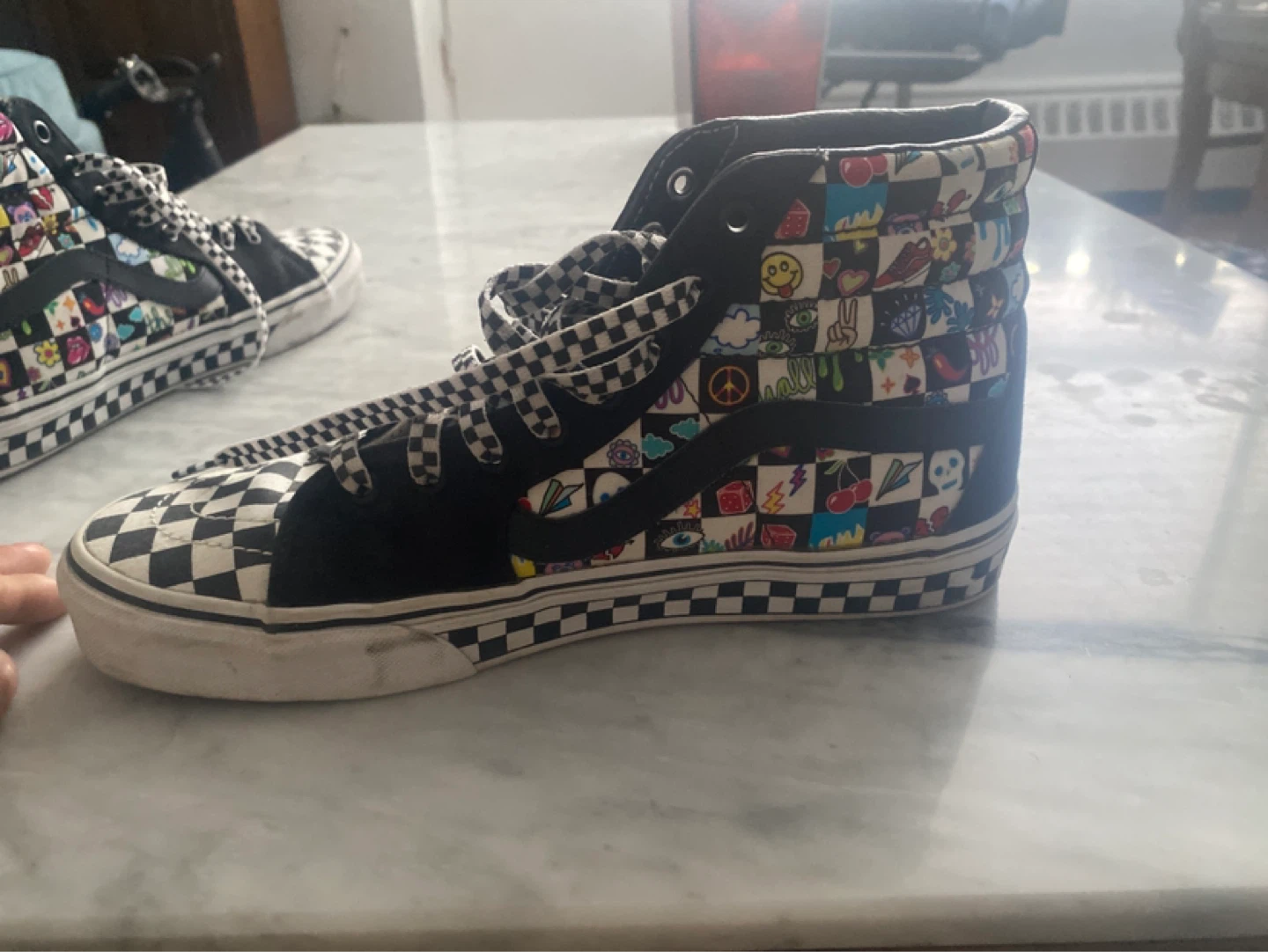 Vans Sk8-Hi High-Top Sneakers - Multi-Coloured Graphics - photo 3