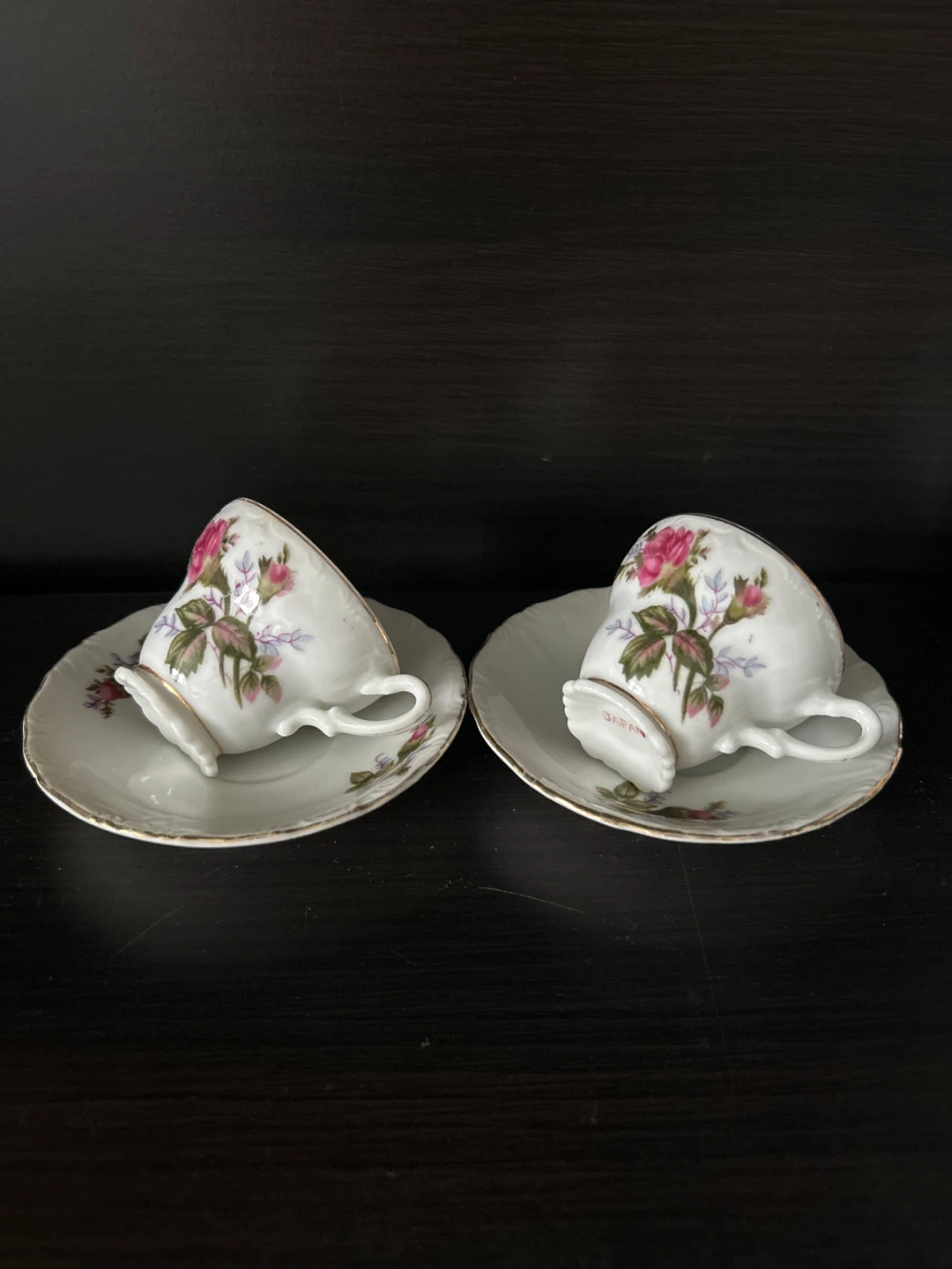 Set of 2 Vintage Cups and Saucers - Made in Japan - photo 2
