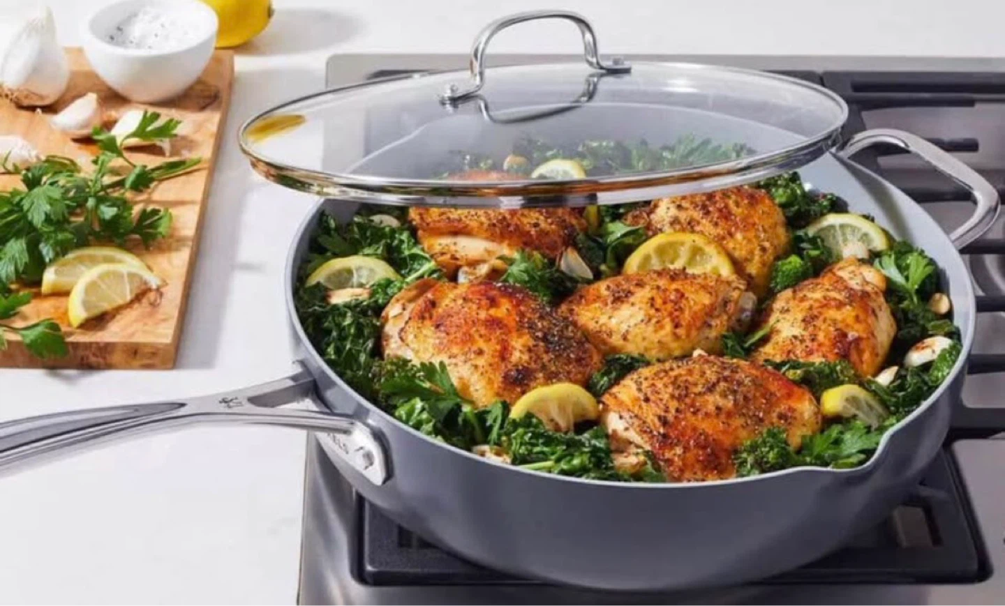 Henckels 5-Quart Everyday Ceramic Nonstick Sauté Pan - photo 2