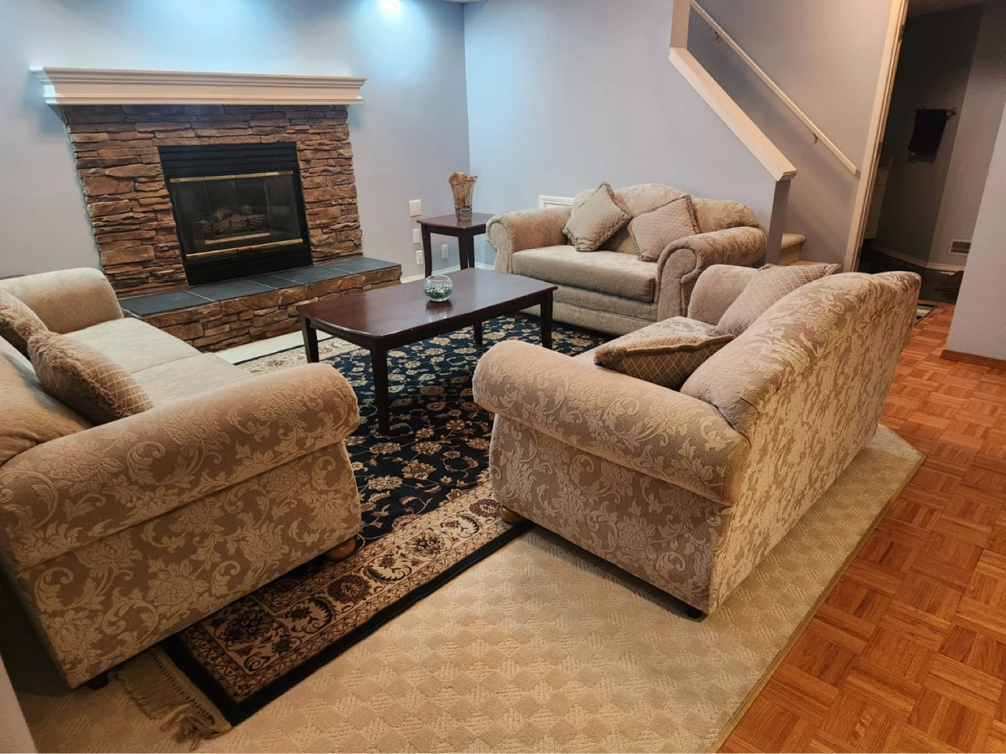 Tapestry Sofa and Loveseat Set - photo 2
