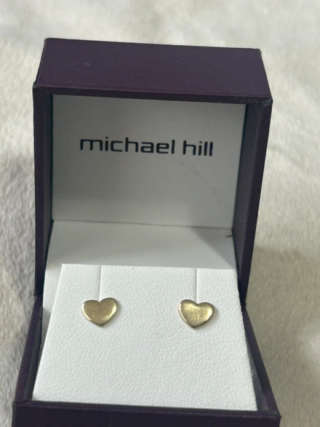 Michael Hill Heart Stud Earrings
