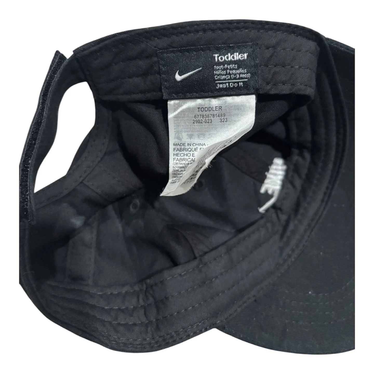 Nike Toddler Baseball Cap Black - photo 3