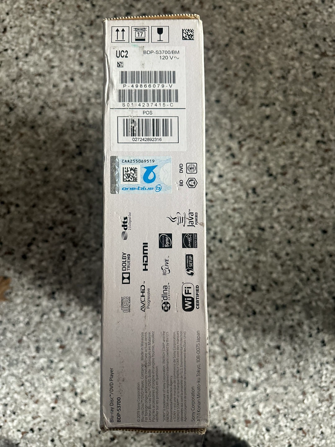 Sony Blu-ray/DVD Player BDP-S3700 - photo 2