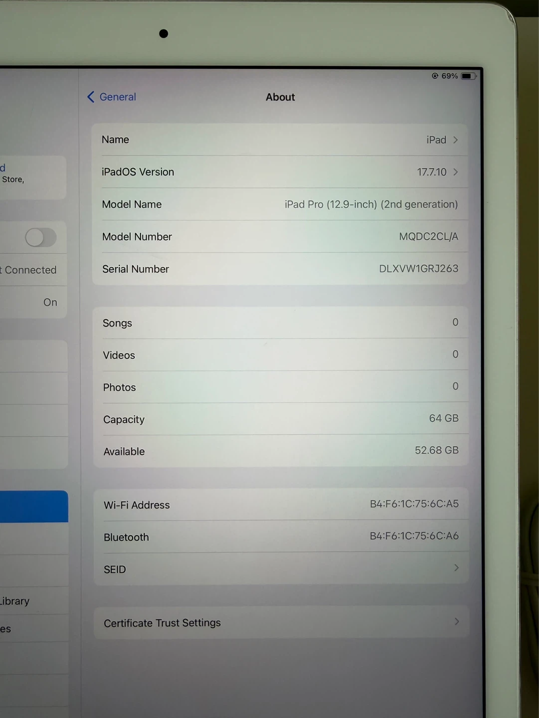 Apple iPad Pro 12.9” 2nd Gen 64GB Silver - photo 4