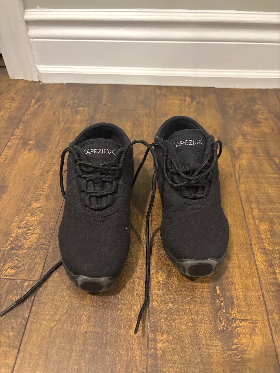 Capezio Black Canvas tap Dance Shoes