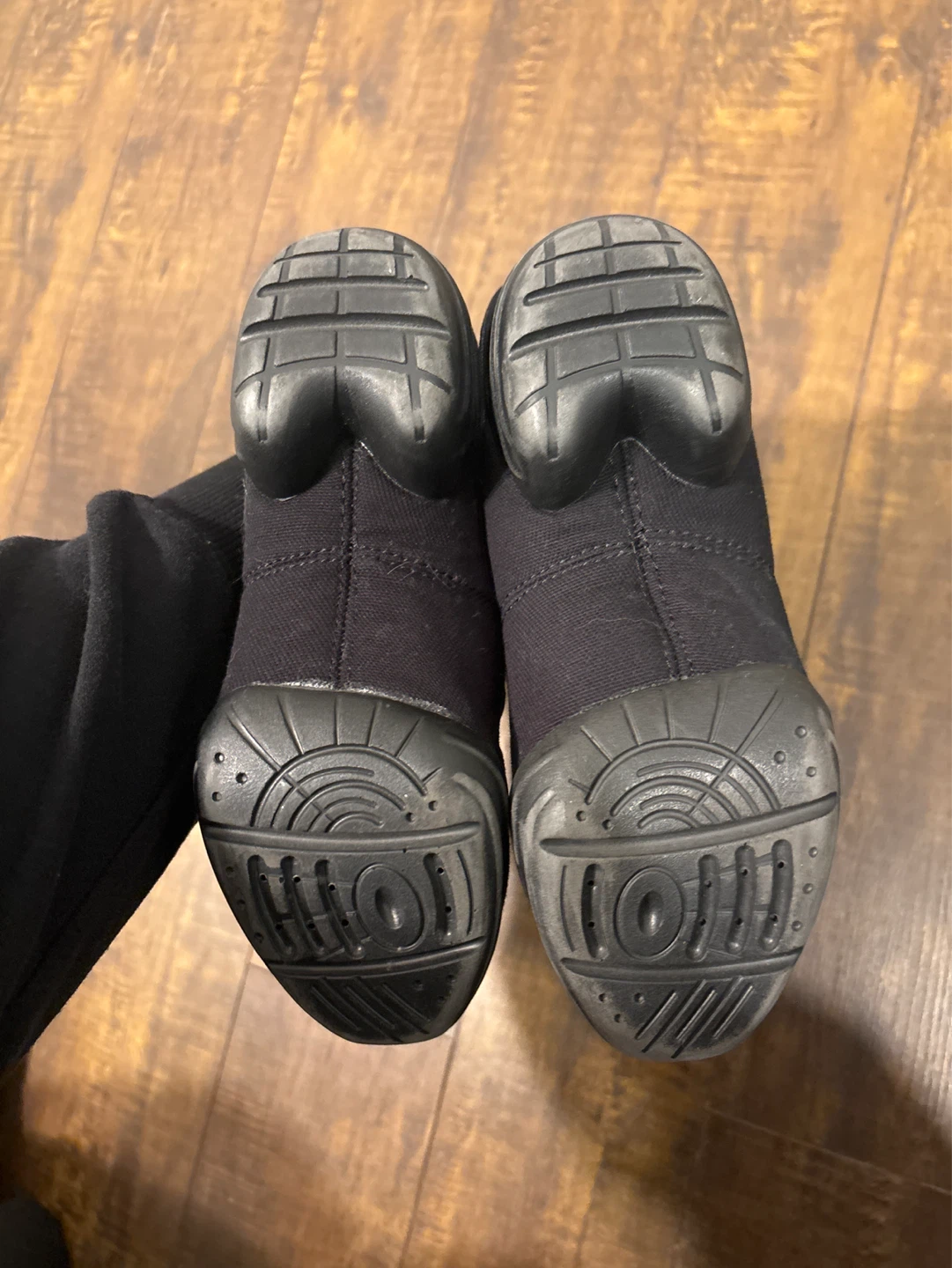 Capezio Black Canvas tap Dance Shoes - photo 2
