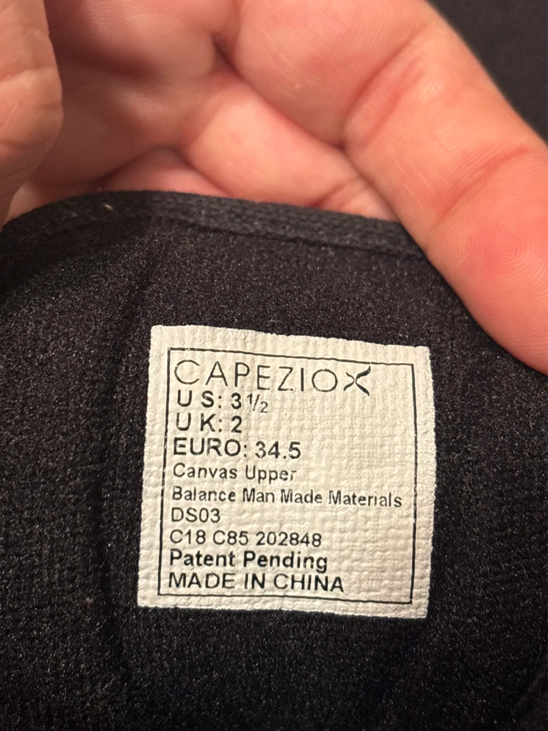 Capezio Black Canvas tap Dance Shoes - photo 3