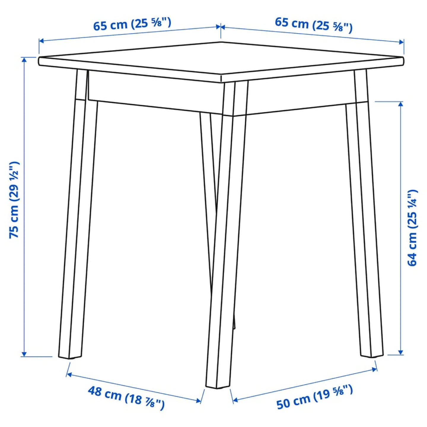 IKEA Dining table with two chairs - photo 5