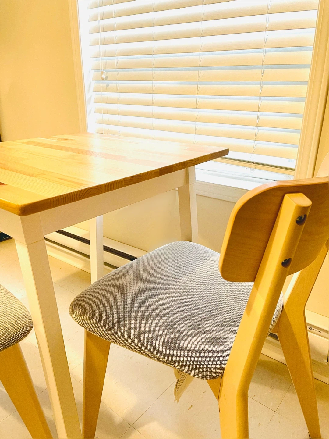 IKEA Dining table with two chairs - photo 2