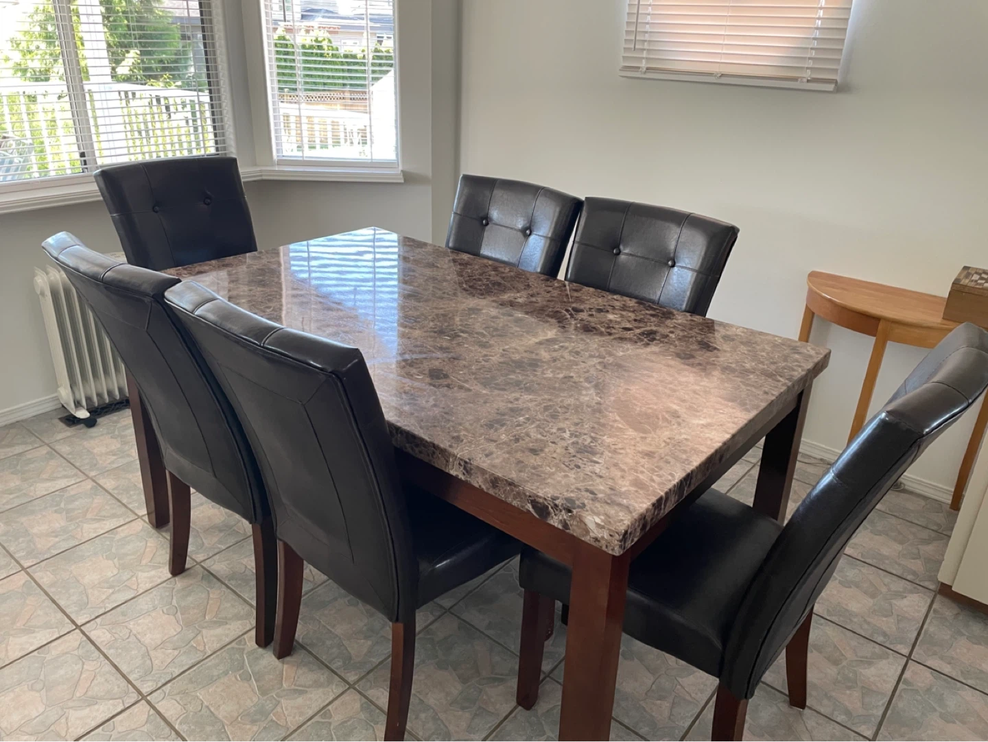 Dining Table Set with 6 Chairs