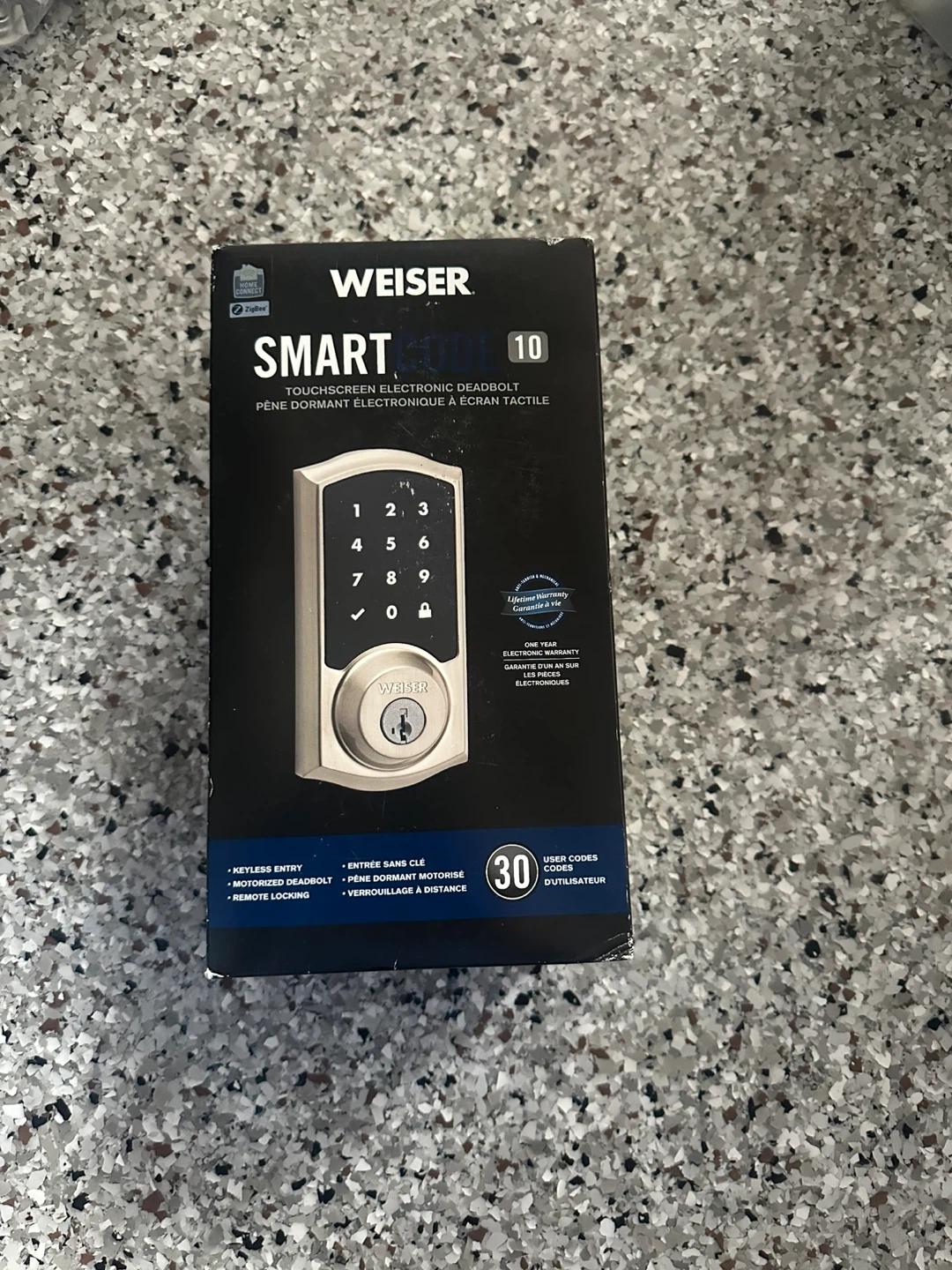 Weiser SmartCode 10 Touchscreen Electronic Deadbolt