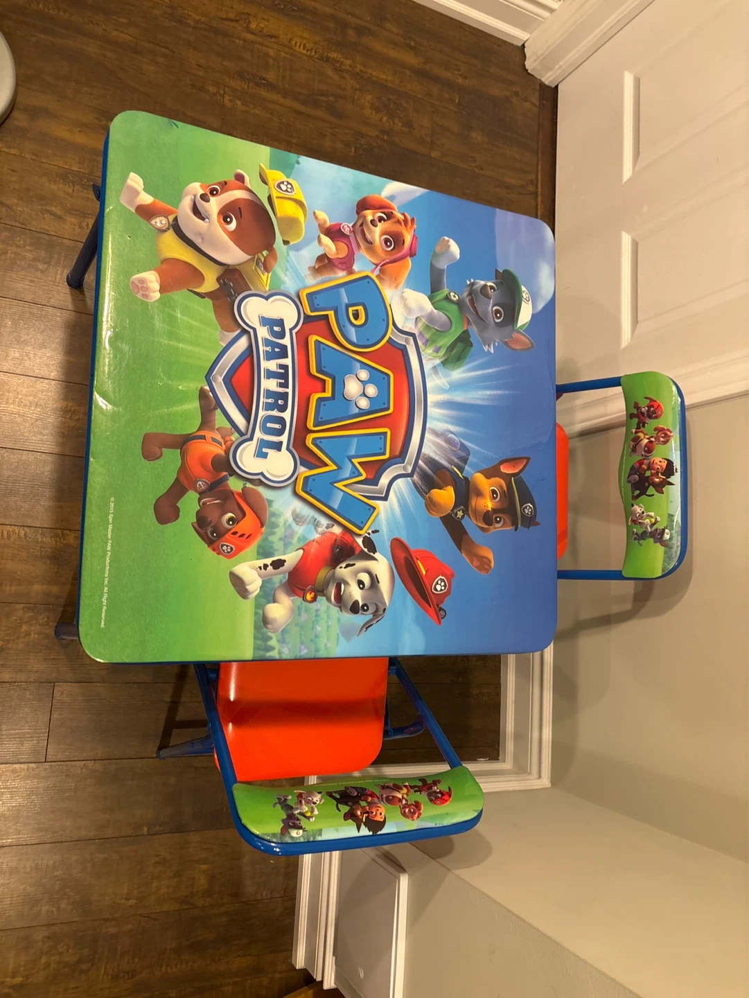 Paw Patrol Kids Table and 2 Chairs Set - photo 2