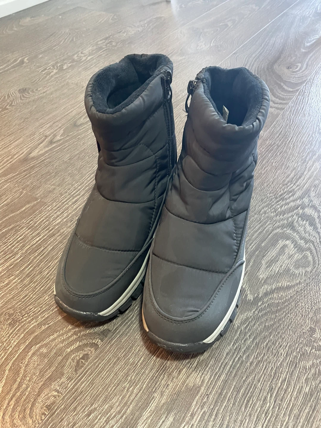 Shoopen Black Winter Boots - Size 24.0 (EU 38) - photo 2
