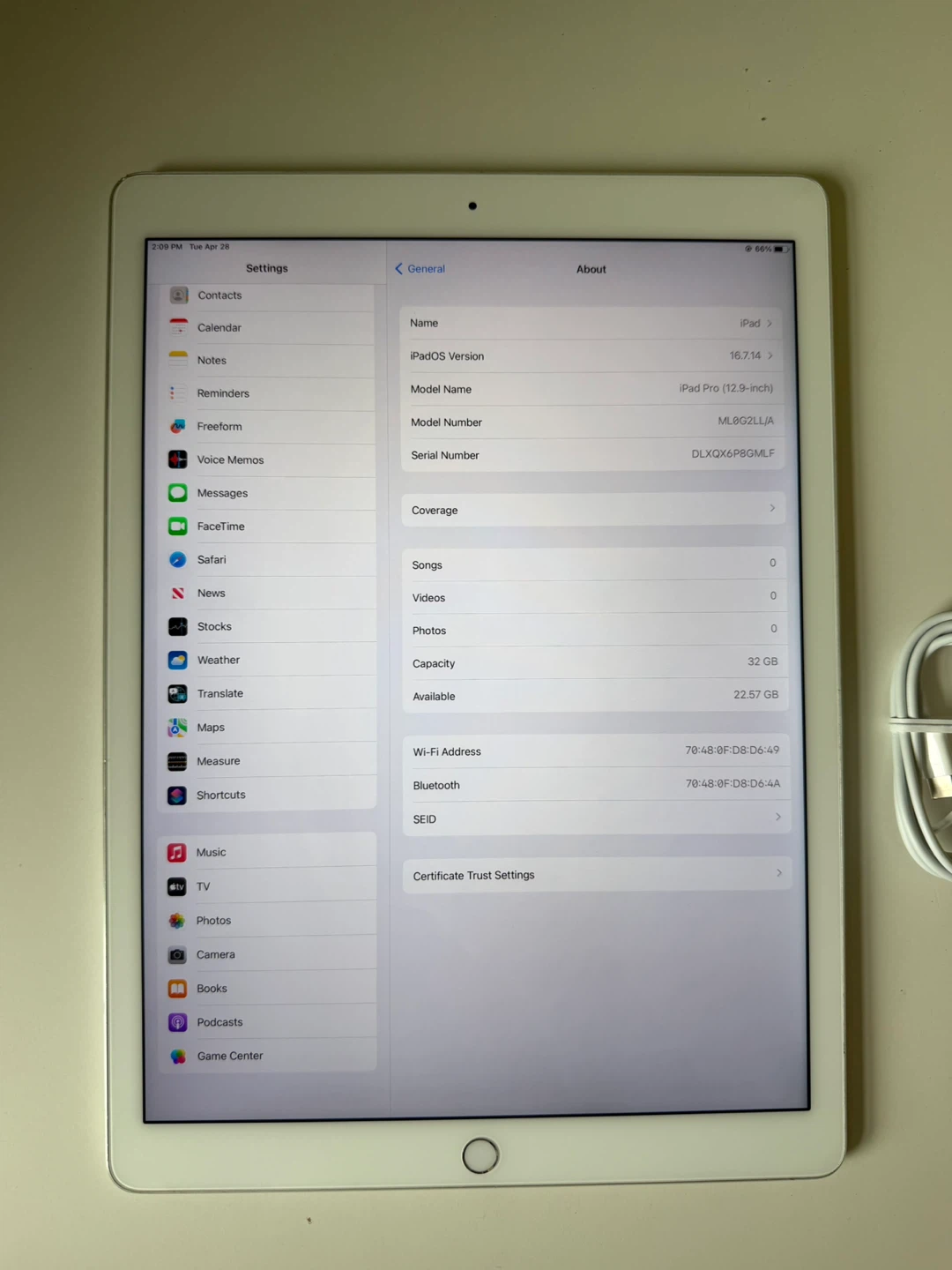 Apple iPad Pro 12.9-inch 32GB Silver - photo 2