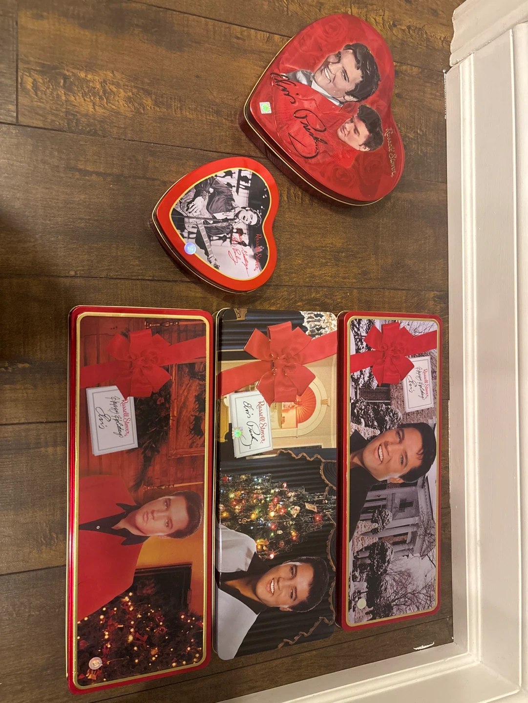 Collection of Elvis Presley Themed Tins