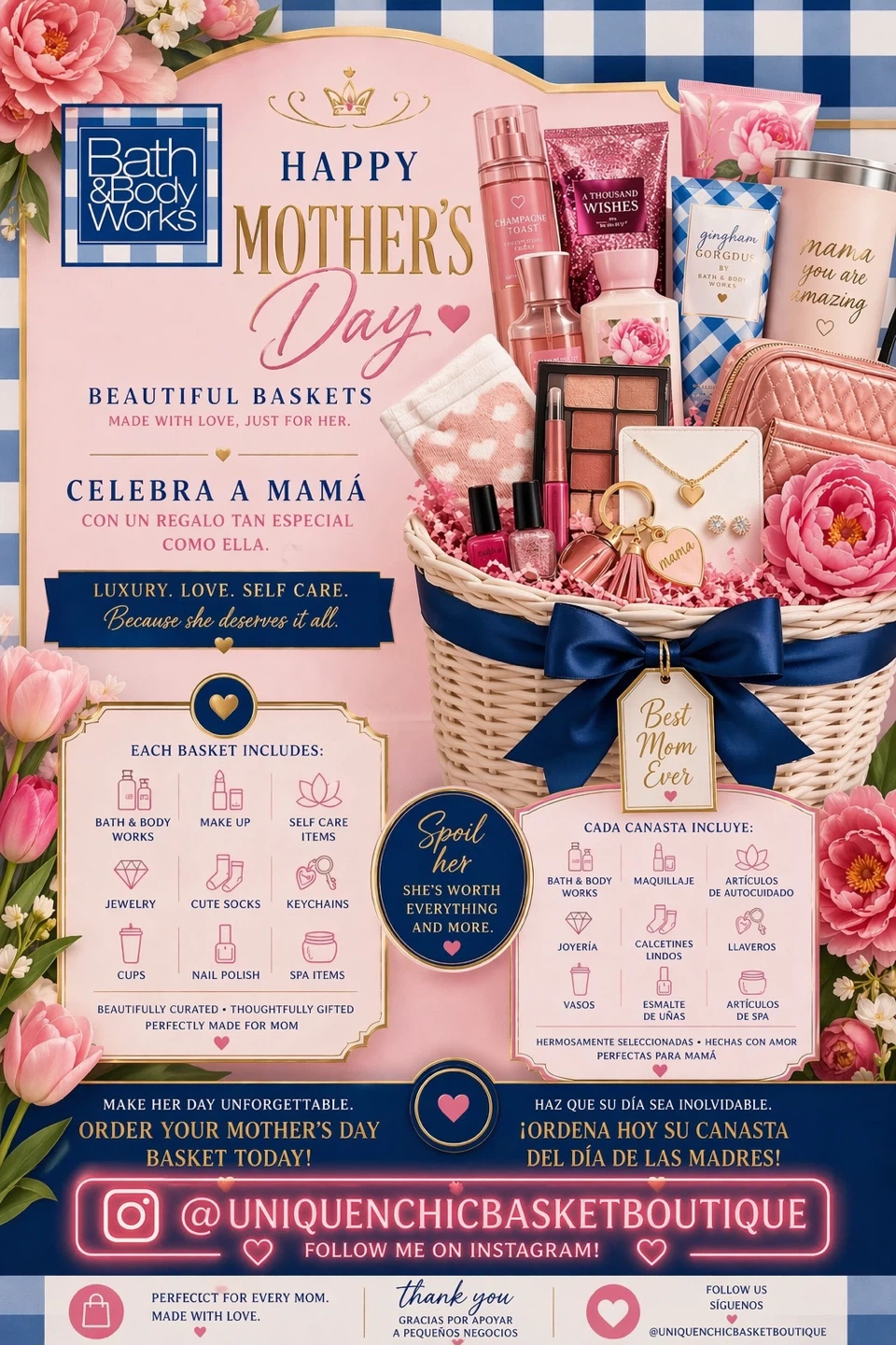 Bath & Body Works Mother's Day Gift Basket