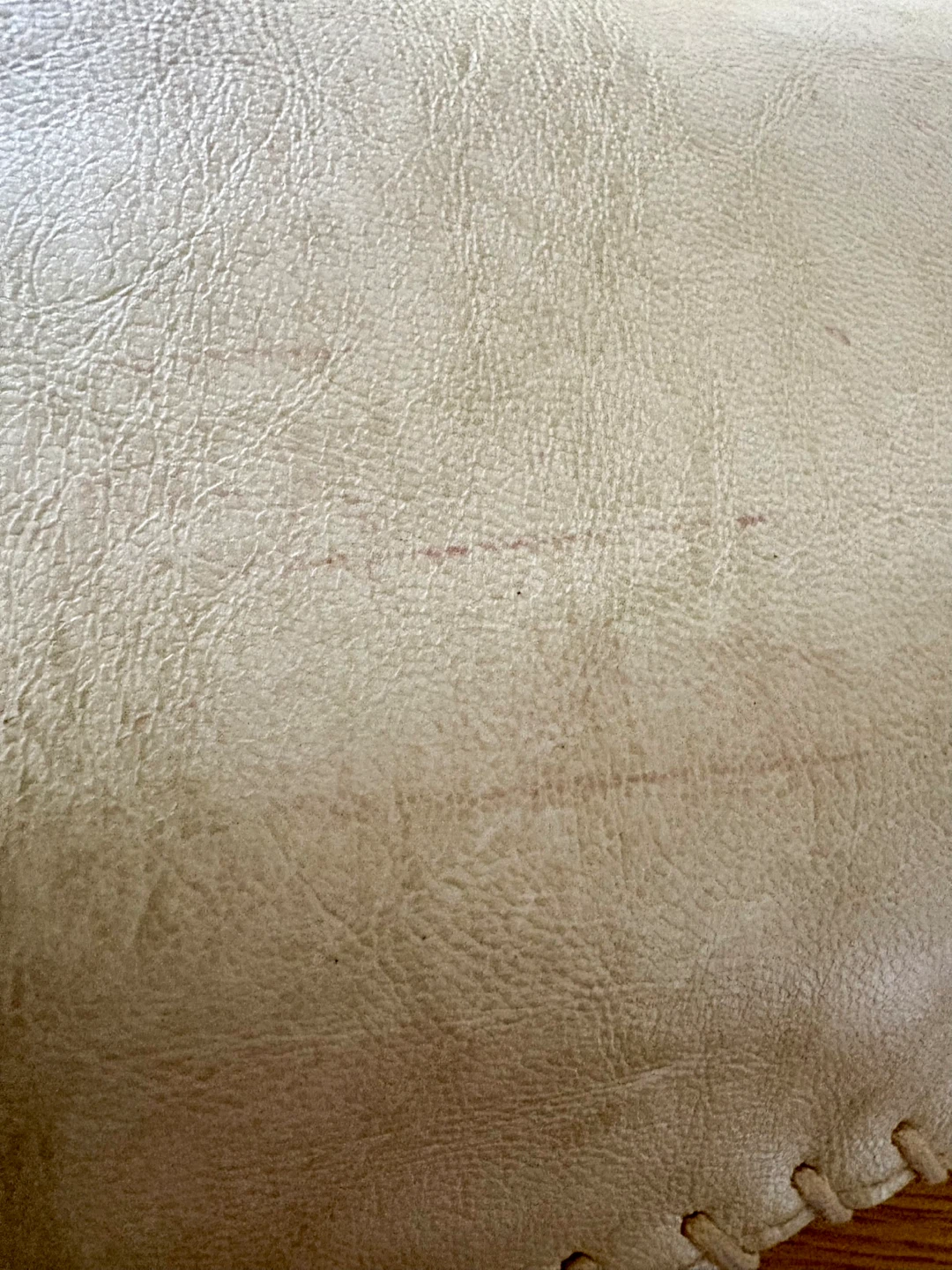 Vintage -Tan Vegan Leather Shoulder Bag - photo 5