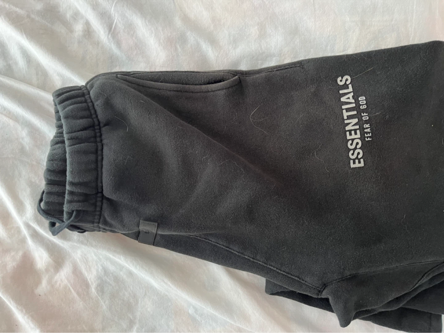 Essentials Fear of God Sweatpants Black Size 14/16