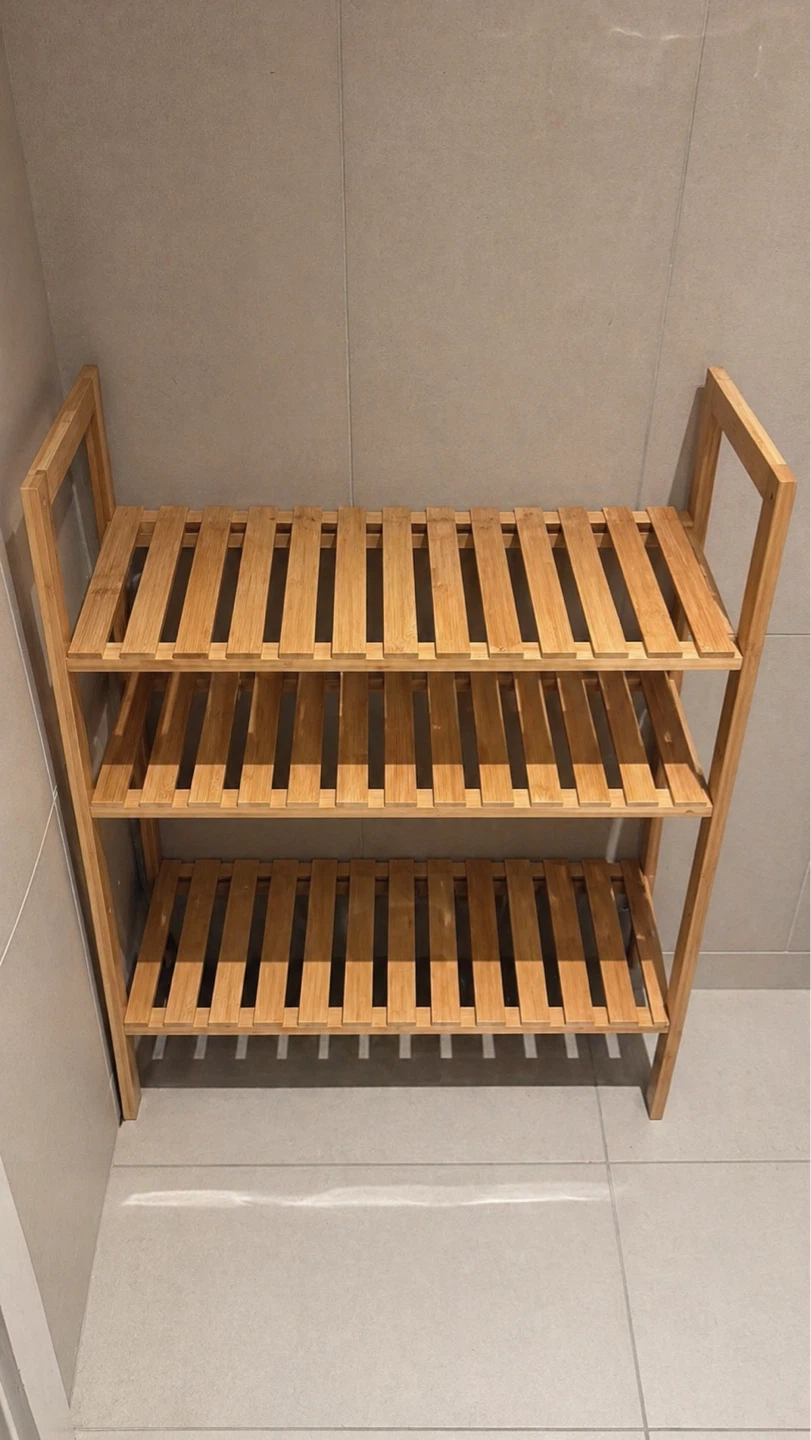 Bamboo 3-Tier Shelf Unit