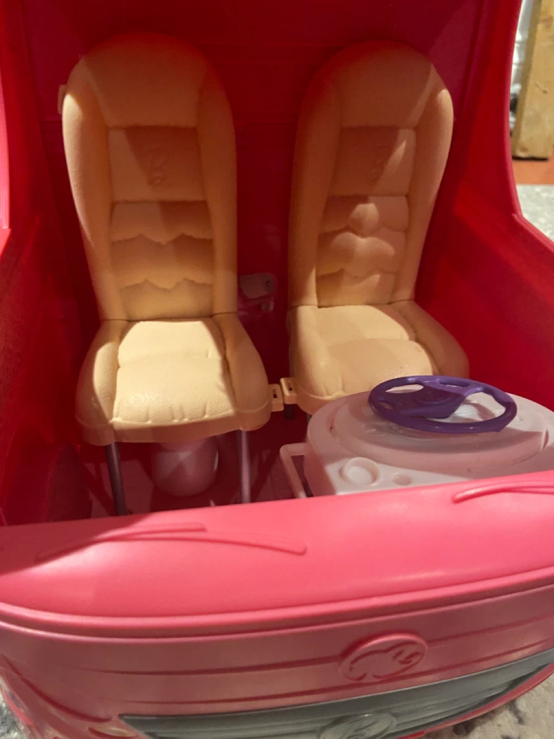 Pink Toy RV Camper