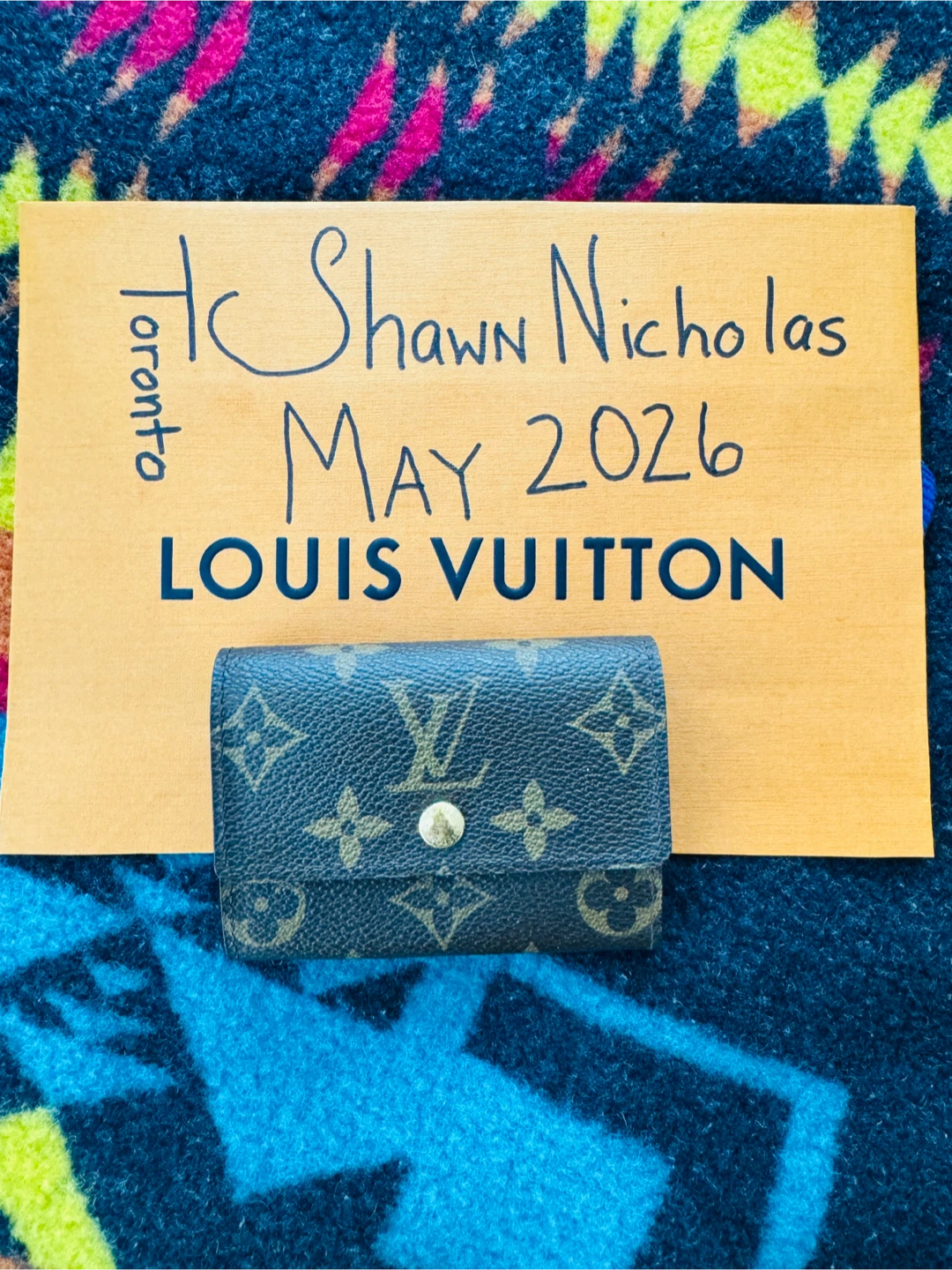 LV Monogram Porte-Monnaie Plat Coin Purse