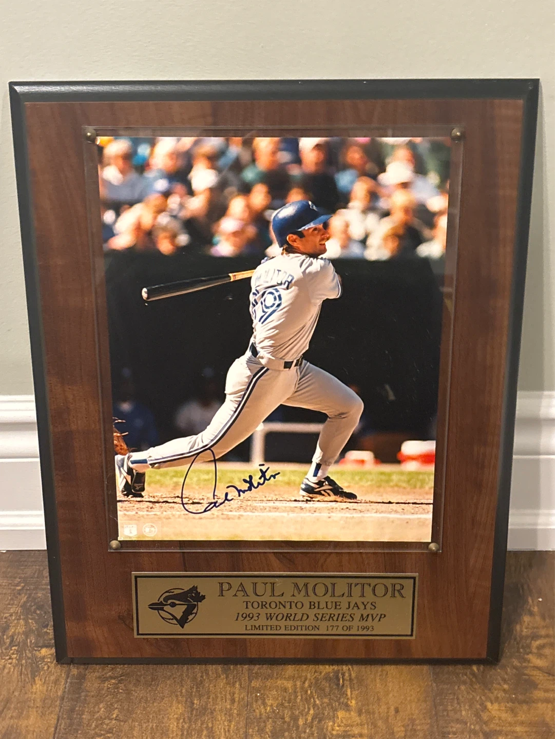 Paul Molitor Toronto Blue Js  1993 World Series Limited Edition