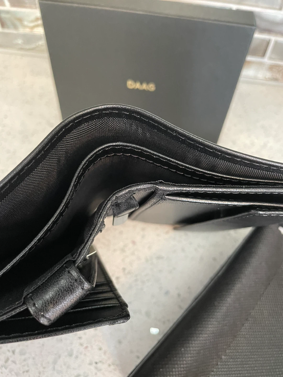 Mens leather wallet - photo 4