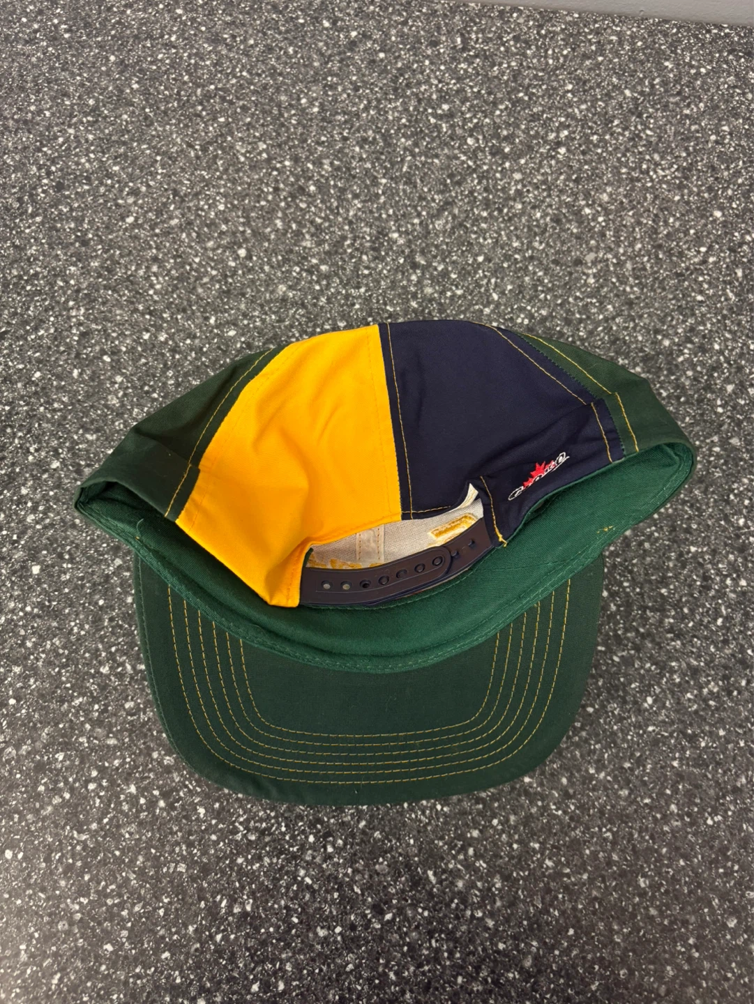 Vintage 90s Snap-On Racing snapback hat nascar color block - photo 5