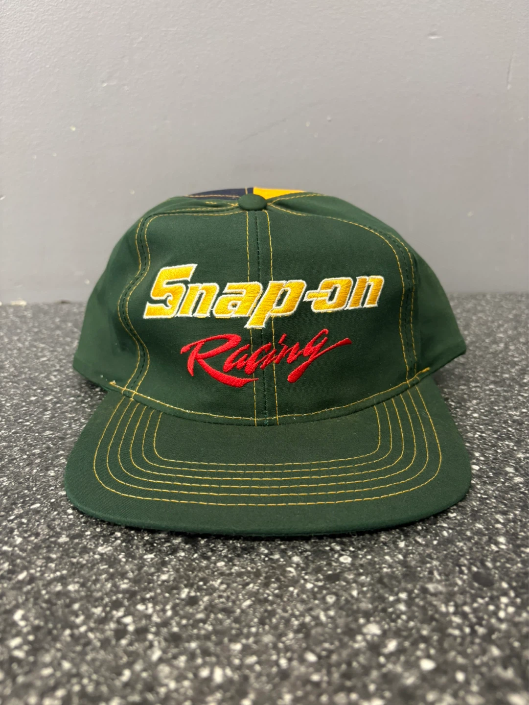 Vintage 90s Snap-On Racing snapback hat nascar color block