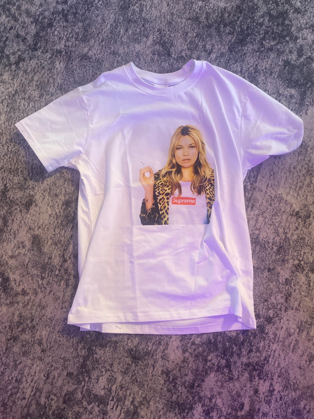 White Supreme Kate Moss T-Shirt