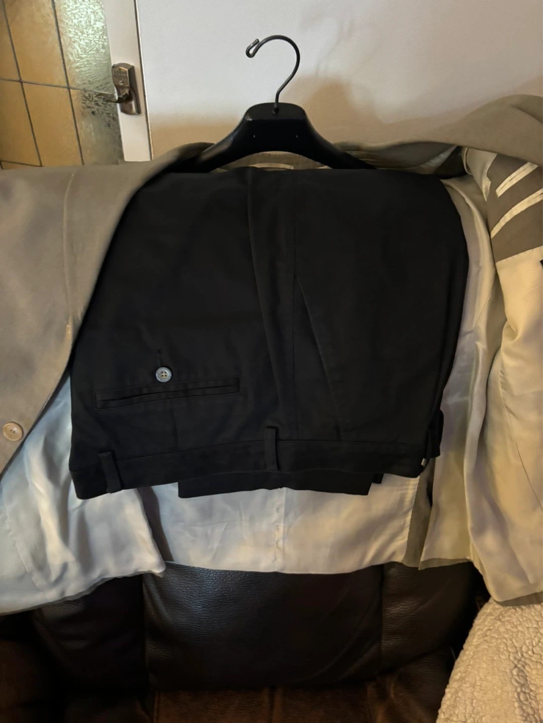 Britches Classic Sport Grey Blazer and Black Pants Suit - photo 5
