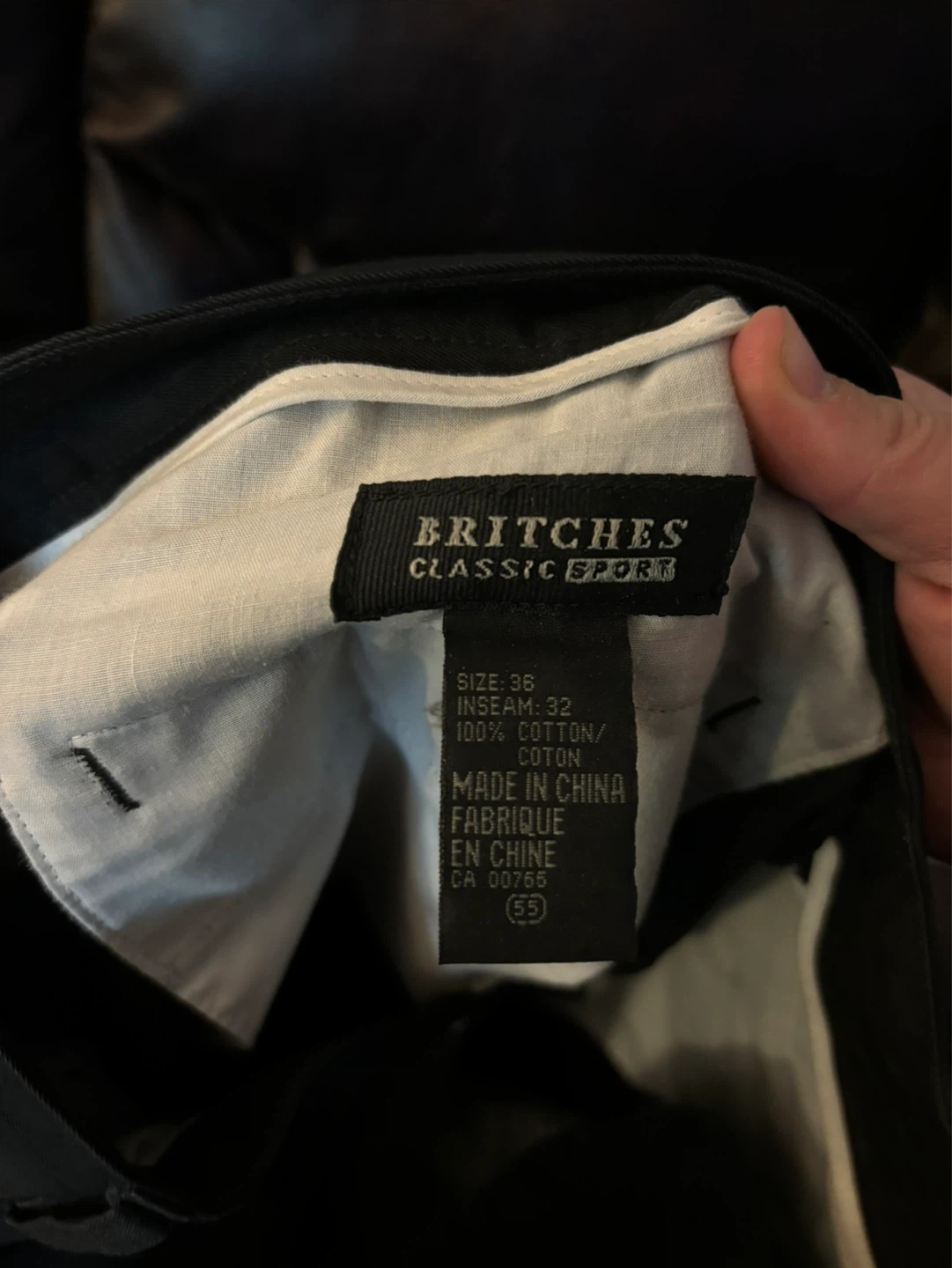 Britches Classic Sport Grey Blazer and Black Pants Suit - photo 4