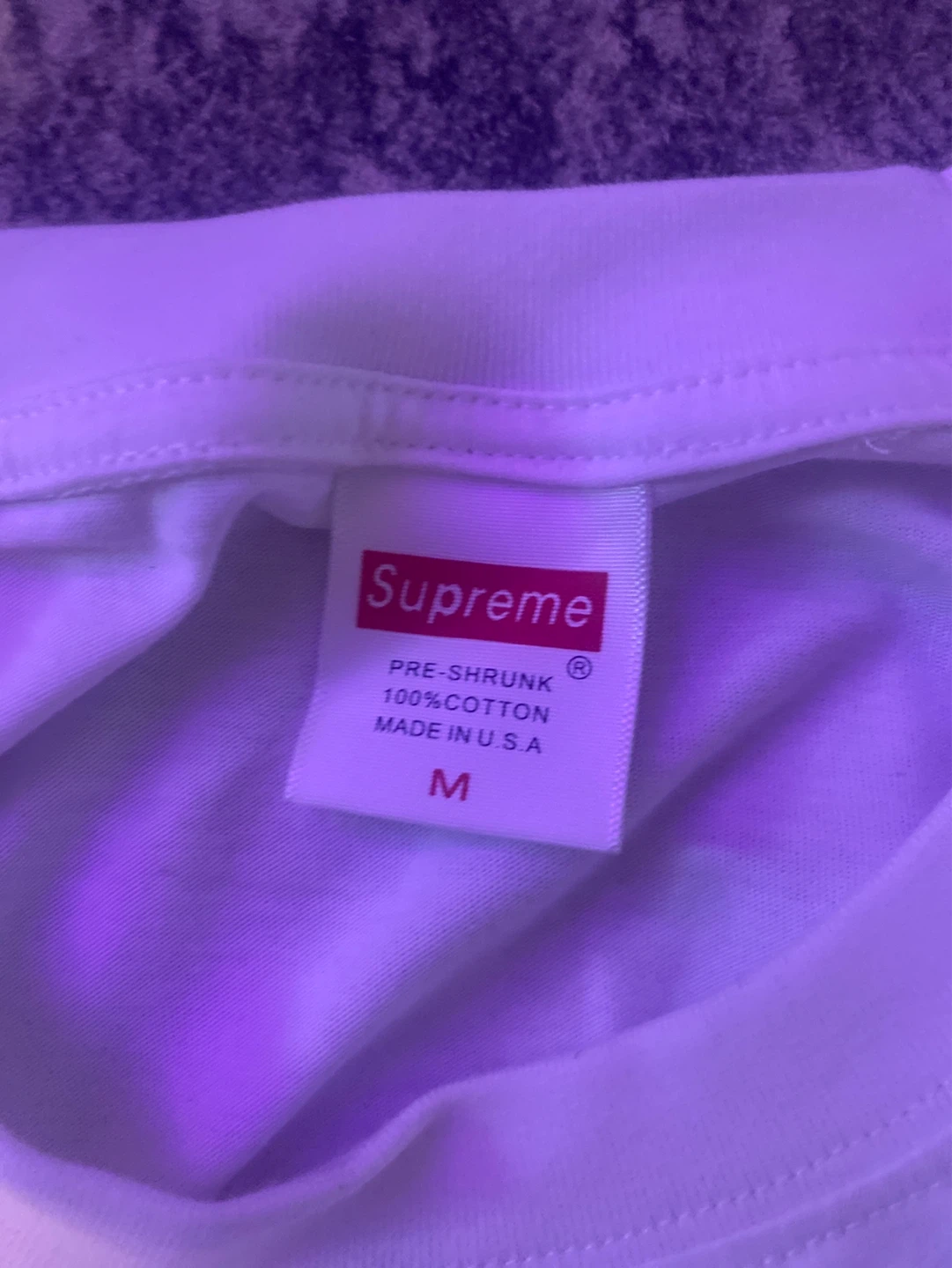 White Supreme Kate Moss T-Shirt - photo 3