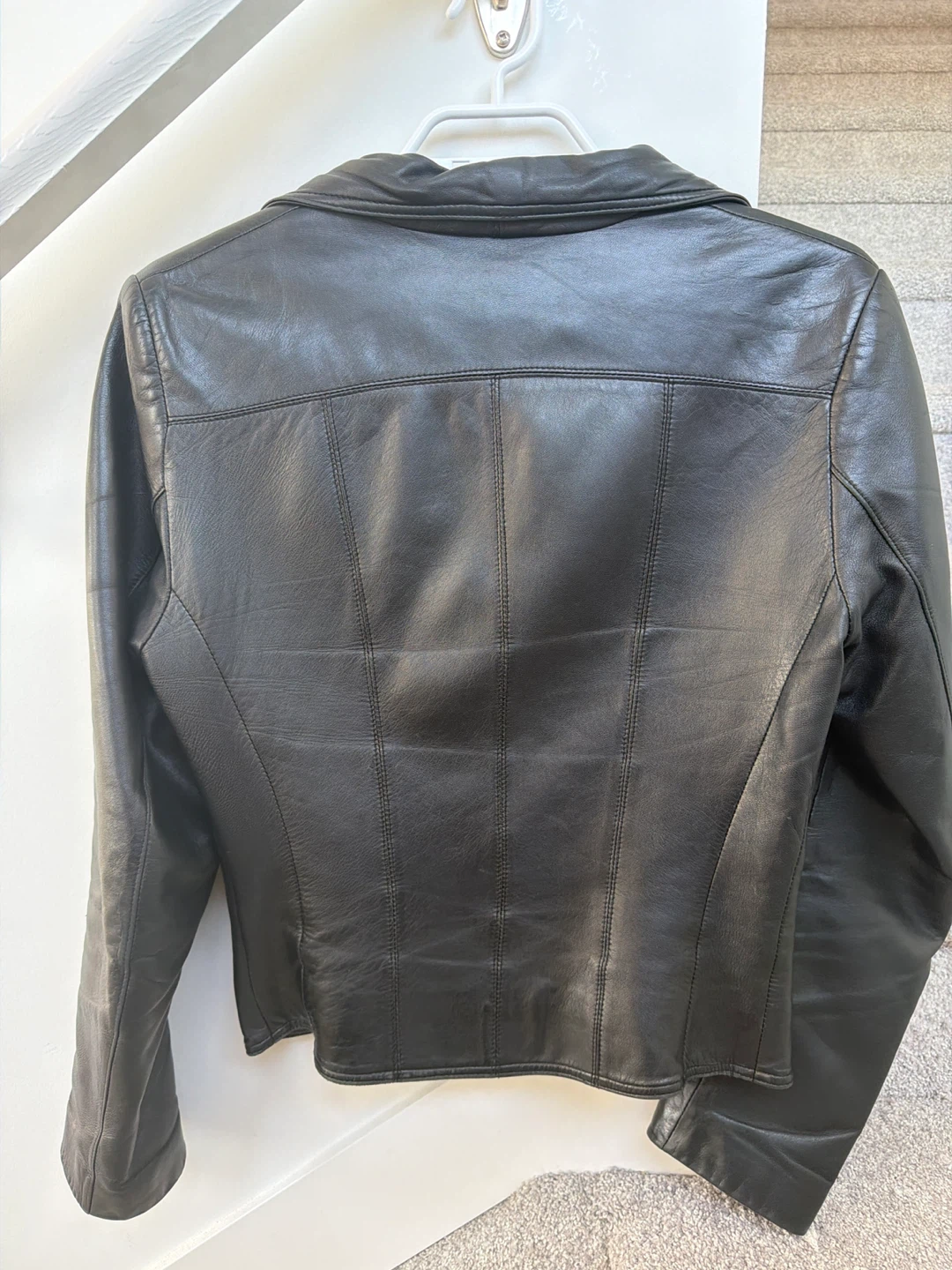 $40 Black Leather Jacket - photo 3