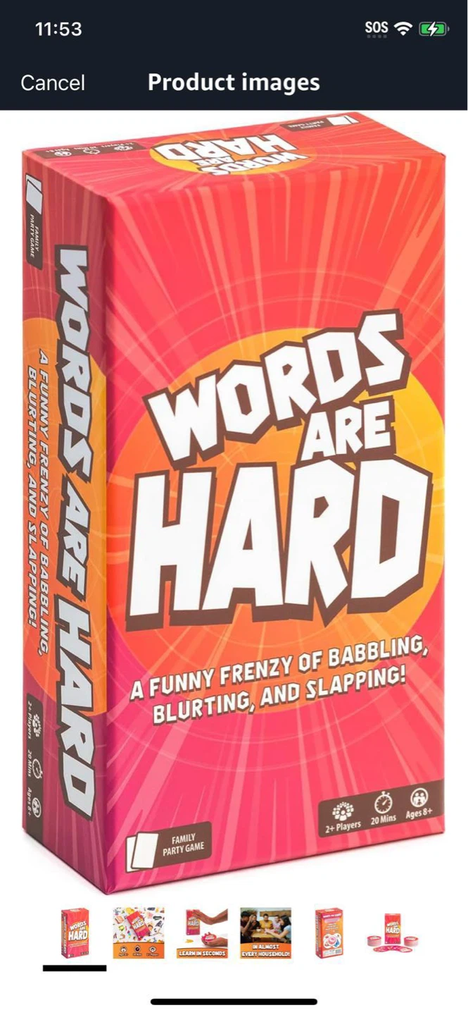 New-Words Are Hard Family Party Game - photo 2