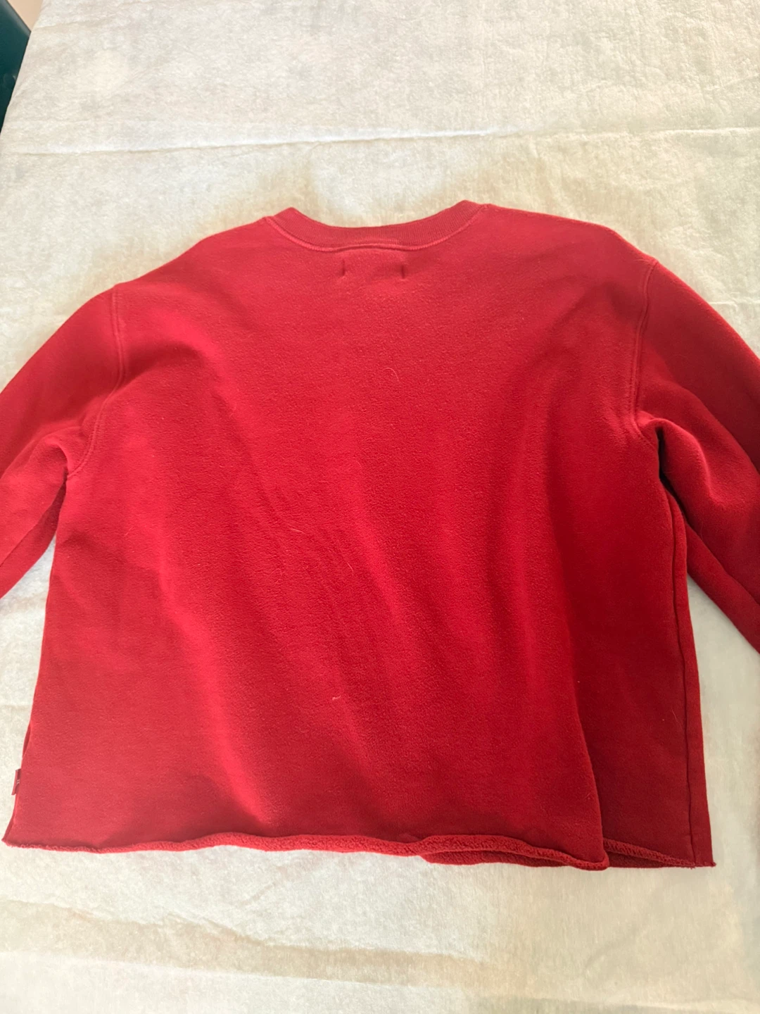 TNA red cropped sweatshirt - photo 3