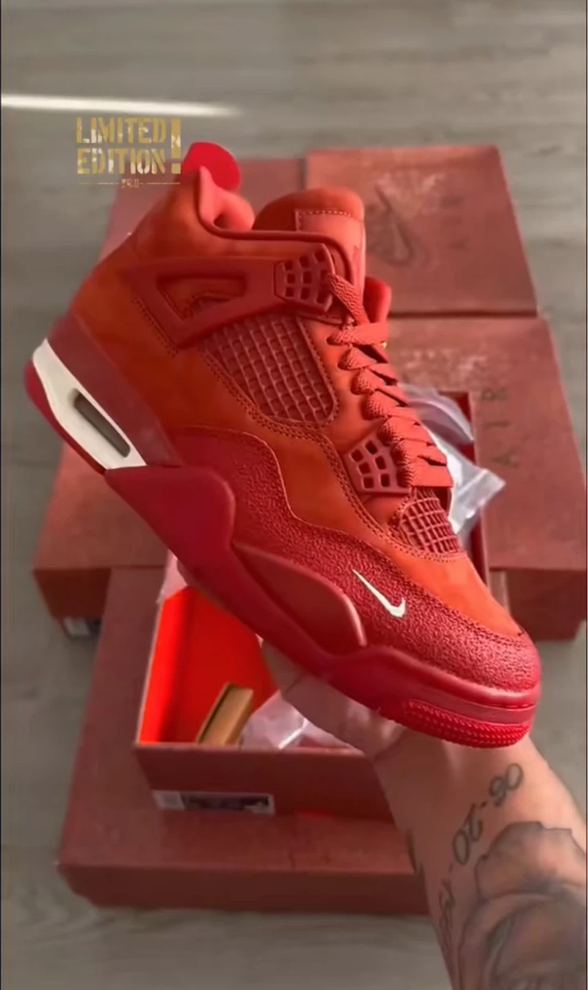 Air Jordan 4 SP x Nigel Sylvester "Brick By Brick" Sneakers