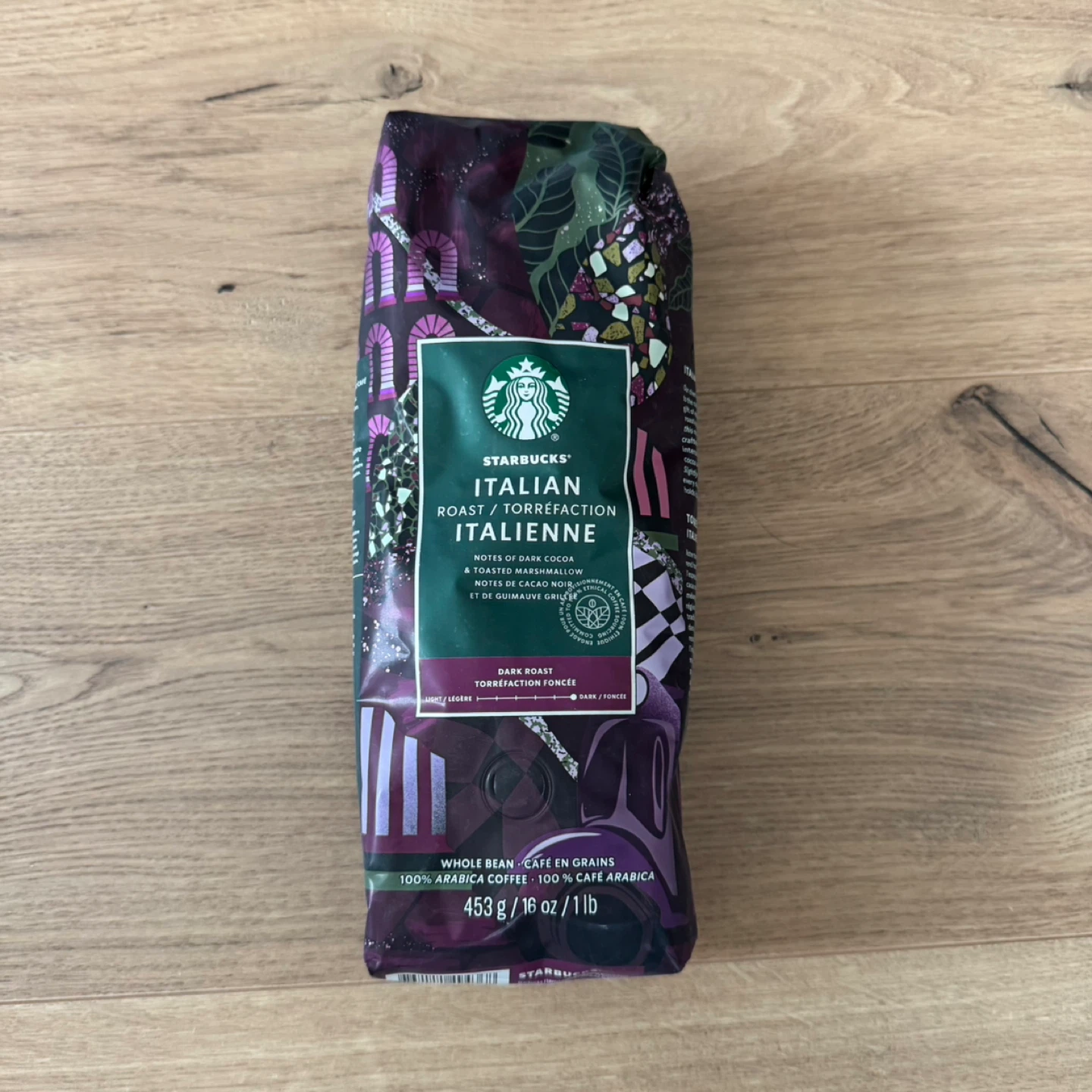 Starbucks Italian Roast Dark Roast Whole Bean Coffee