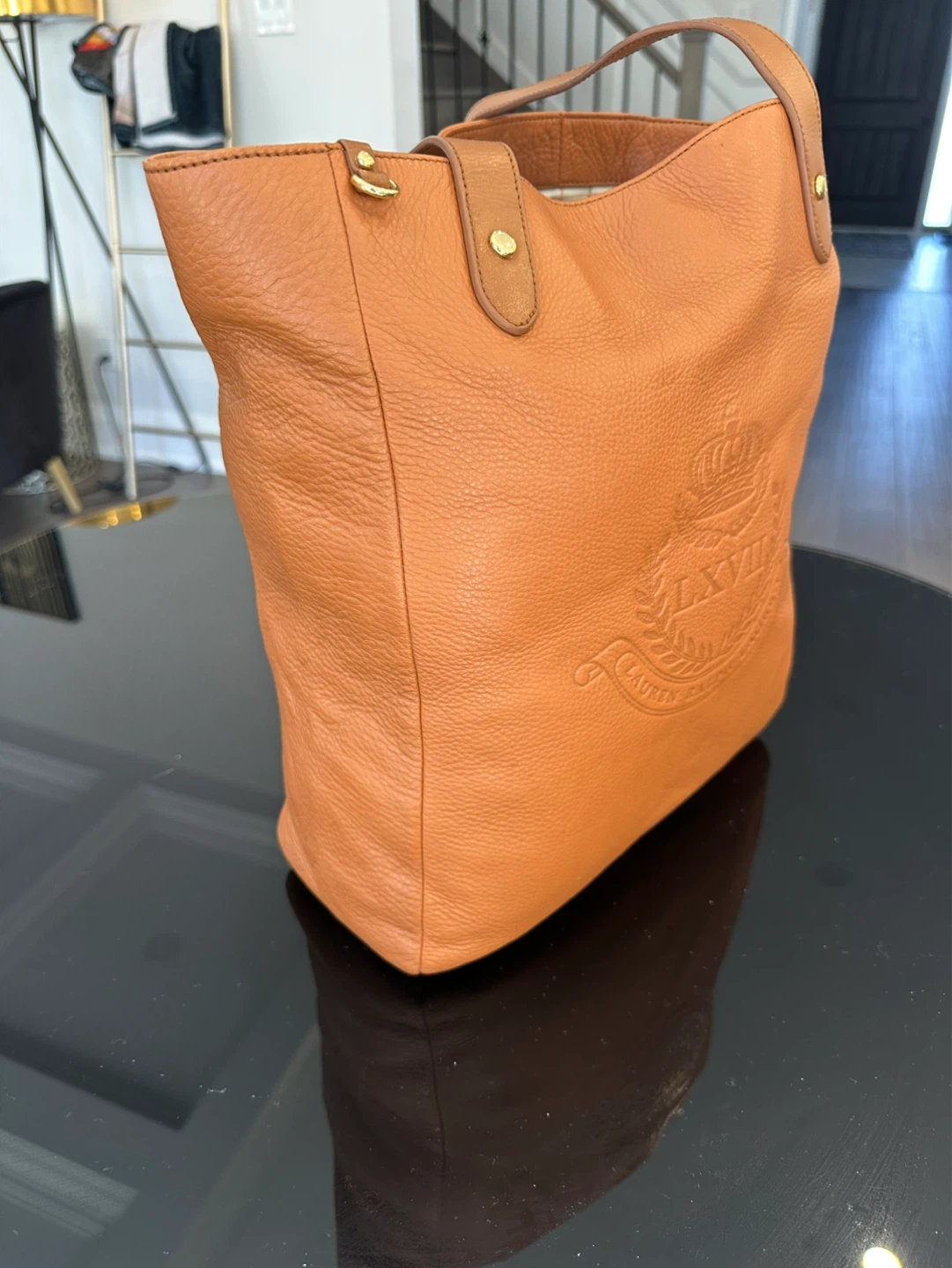 Lauren Ralph Lauren Brown Leather Tote Bag - photo 3