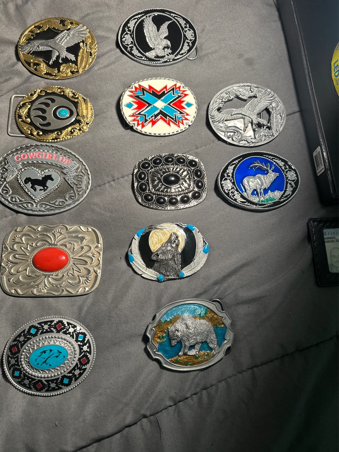 Assorted Western Style Belt Buckles