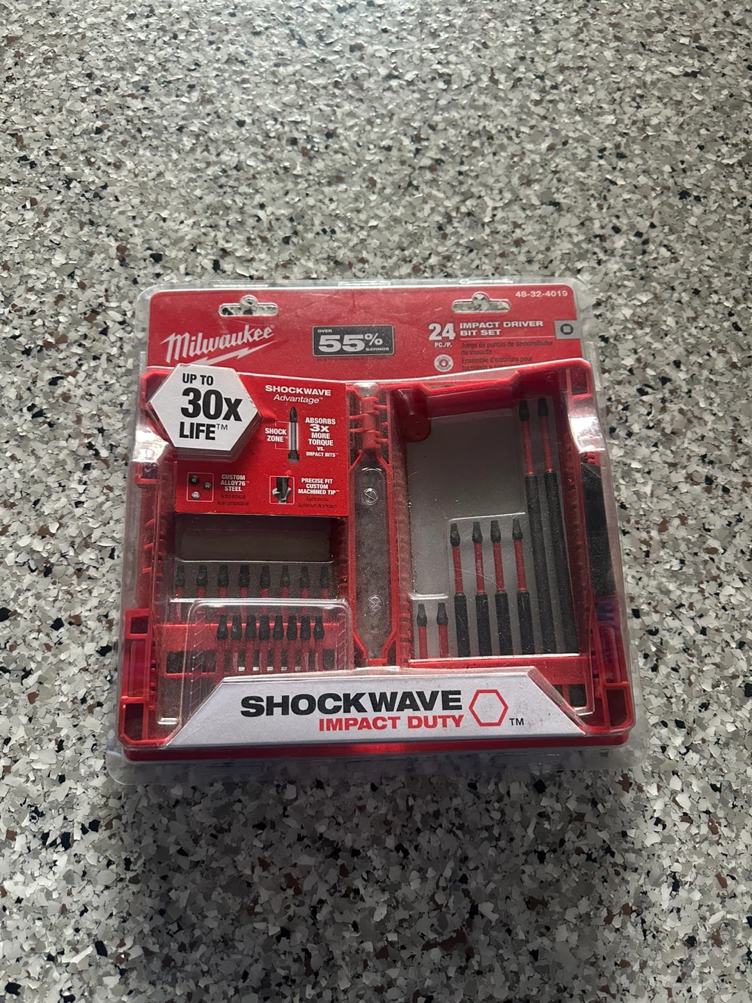 Milwaukee 48-32-4019 24-Piece Impact Driver Bit Set