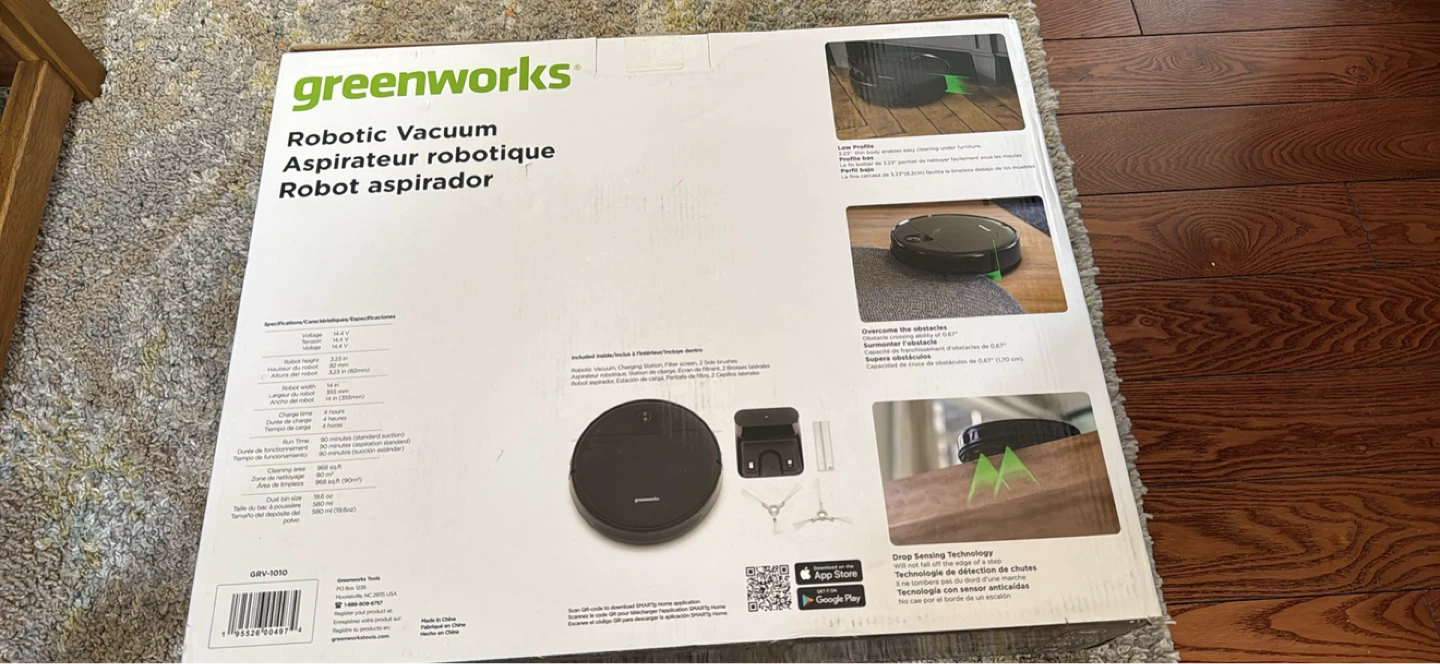Greenworks Robotic Vacuum GRV-1010 - photo 2