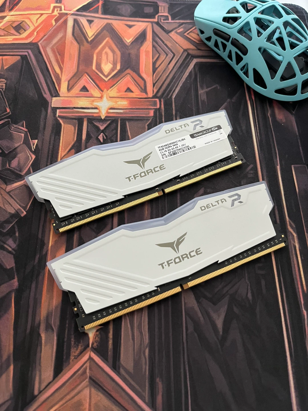 TeamGroup T-Force Delta 16GB - RGB (2x8GB) DDR4 3600Mhz White