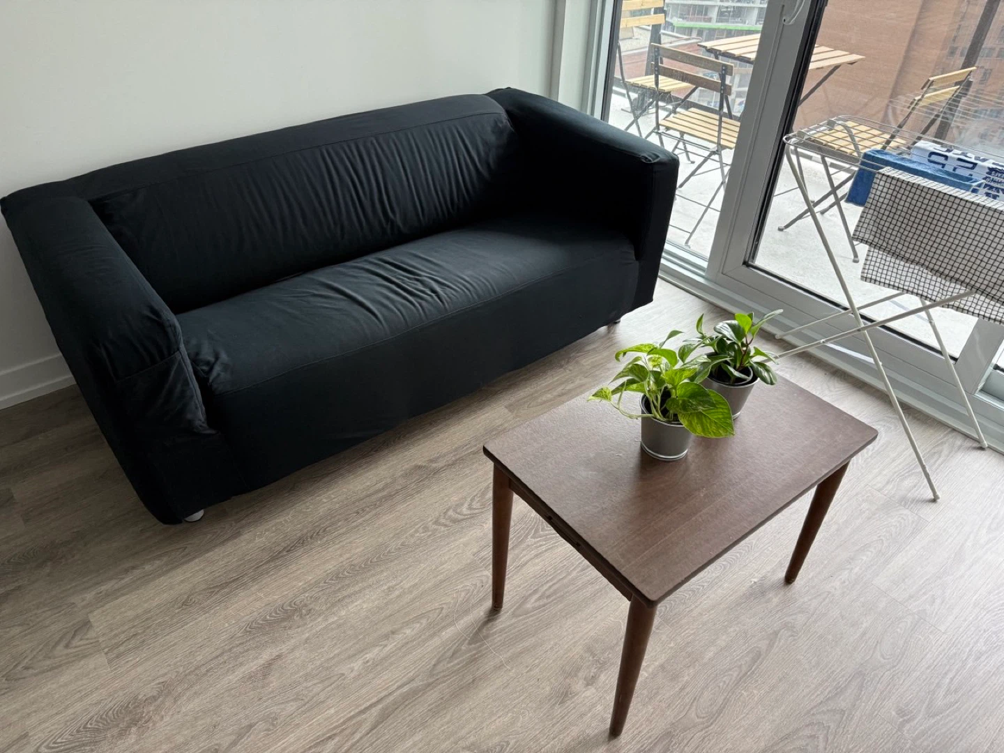 Ikea Klippan Black Sofa