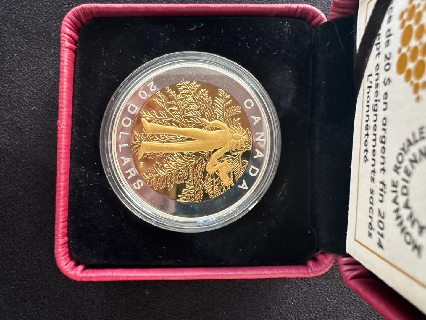 2014 $20 Canada Silver Coin (1oz .9999) – Seven Sacred Teachings - photo 5