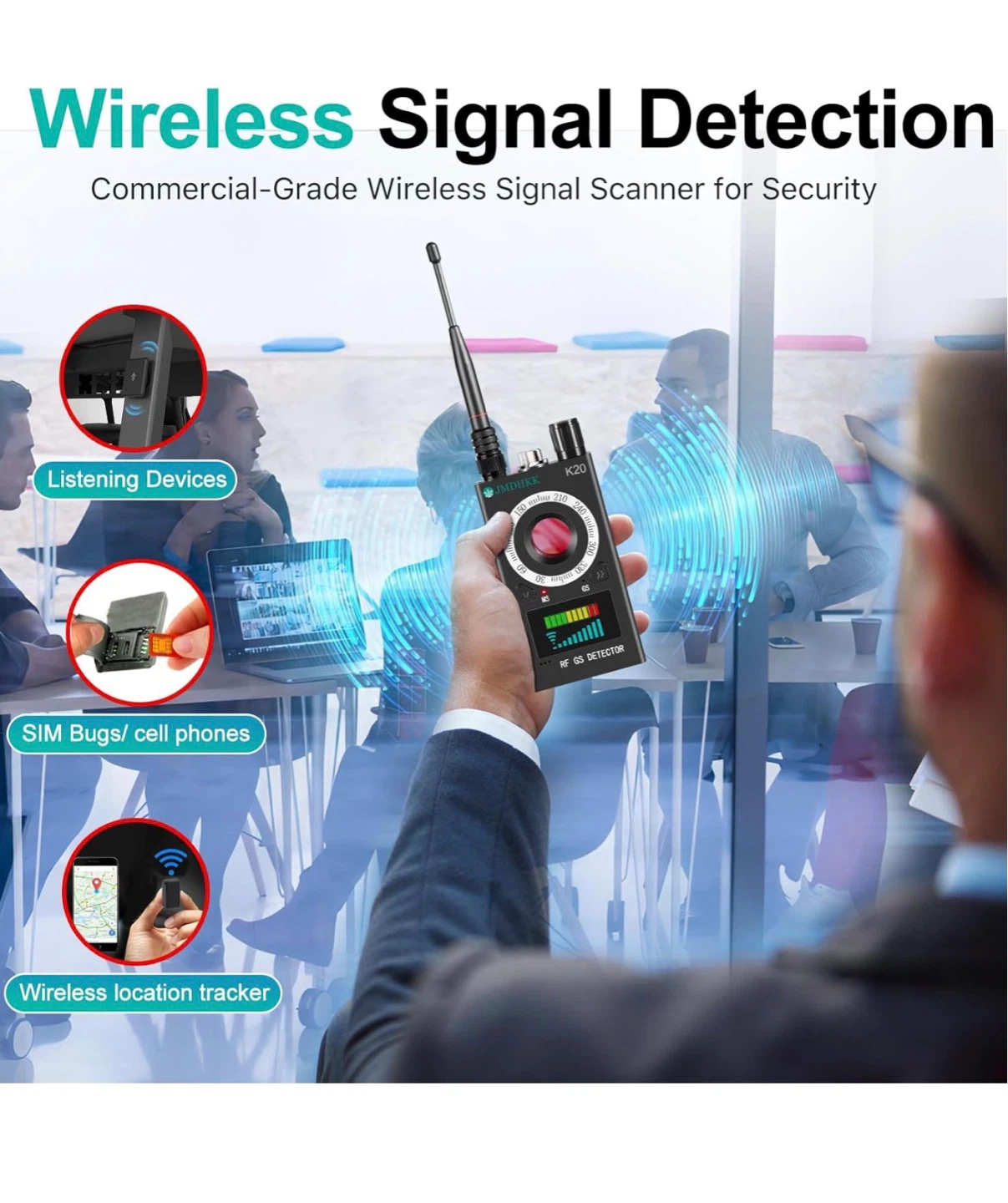 K20 Hidden Camera & Signal Detector H30 - photo 5